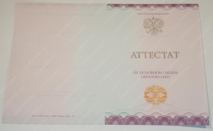 Аттестат 9 классов 2014-2026 года